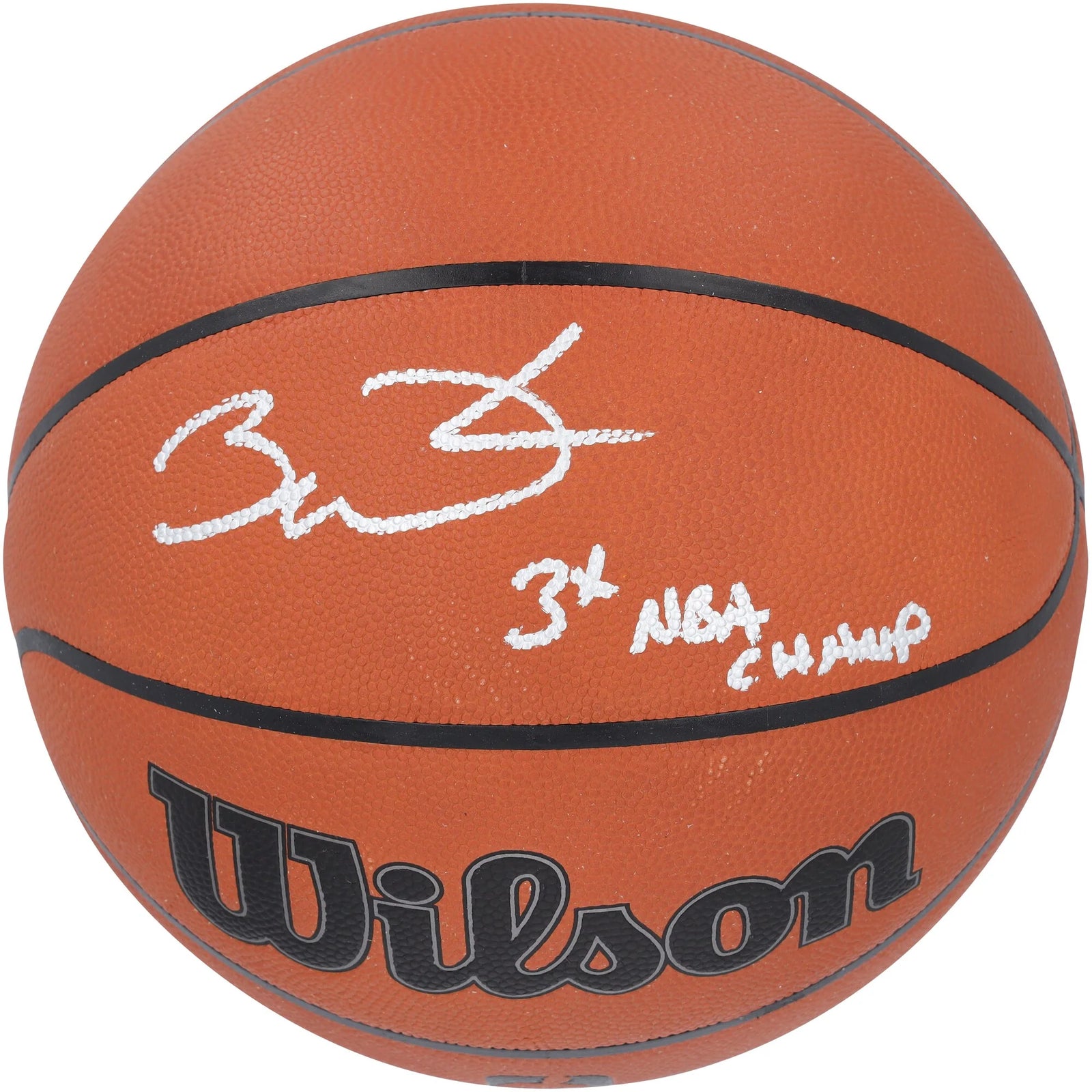 Dwyane Wade Signed Wilson Basketball | 3x NBA Champ Inscription