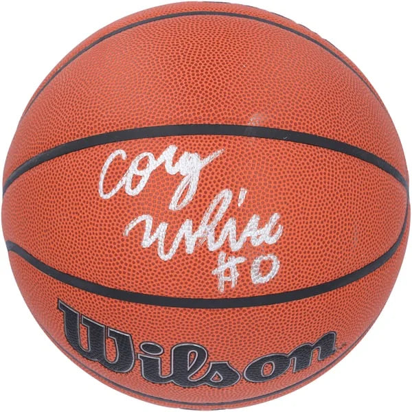 Coby White Signed Wilson Basketball | Charlotte Hornets | WBKLLWH0015