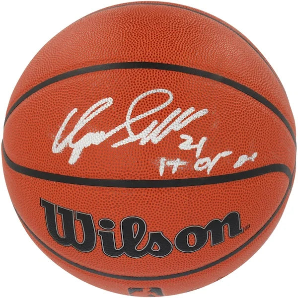 Dominique Wilkins Signed Wilson Basketball | HOF 06 Inscription