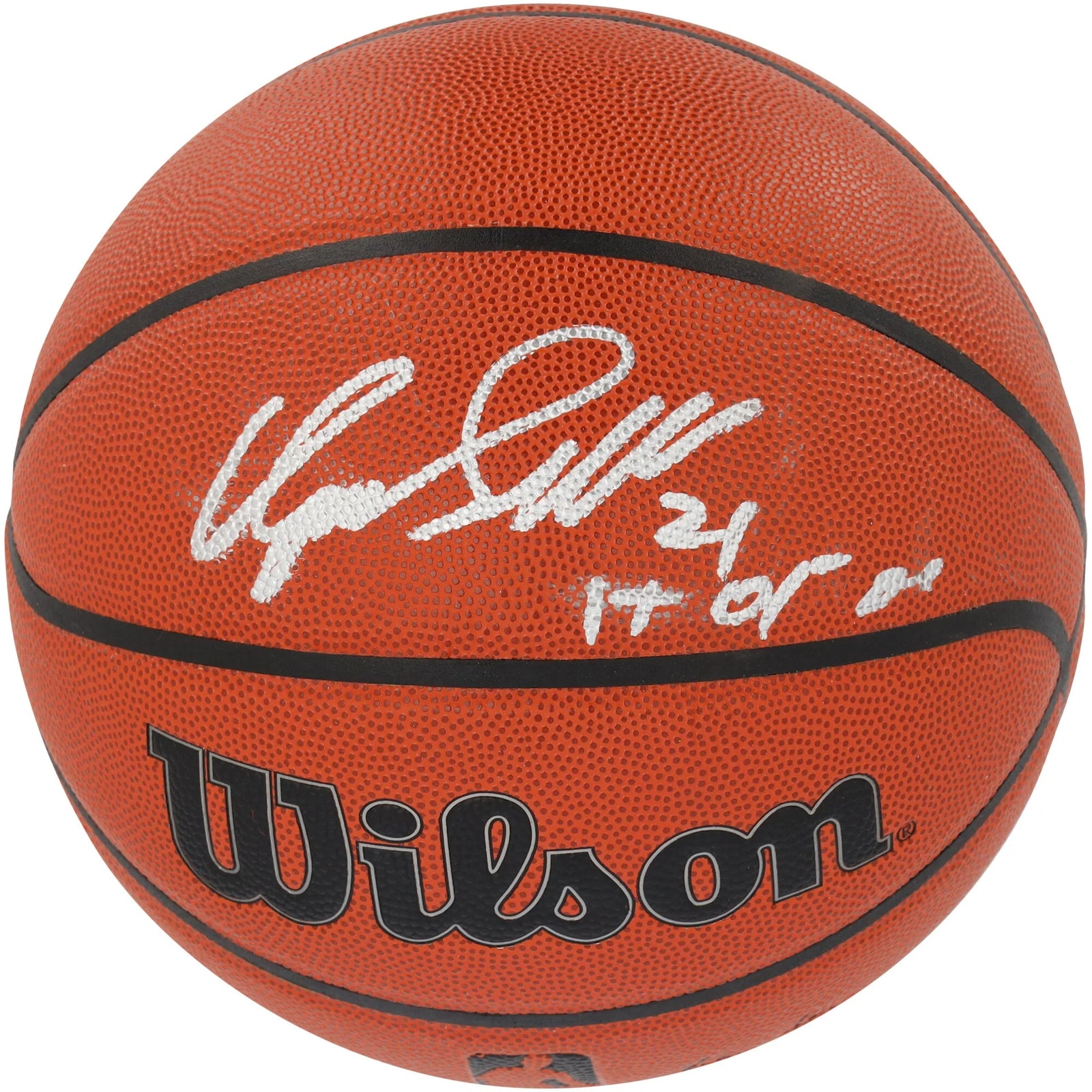 Dominique Wilkins Signed Wilson Basketball | HOF 06 Inscription