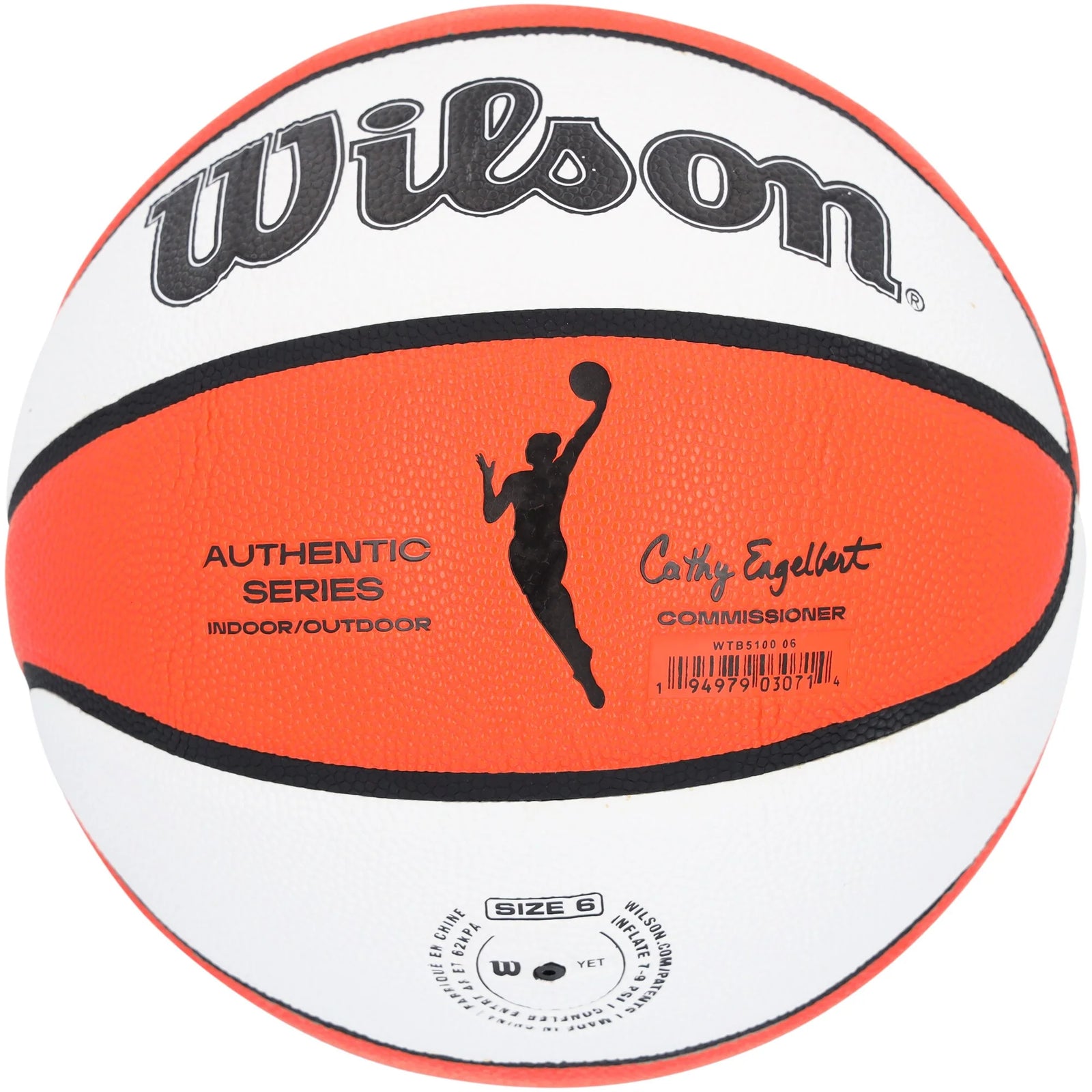 Jackie Young Signed Wilson Basketball | 2023 WNBA Champ Inscription