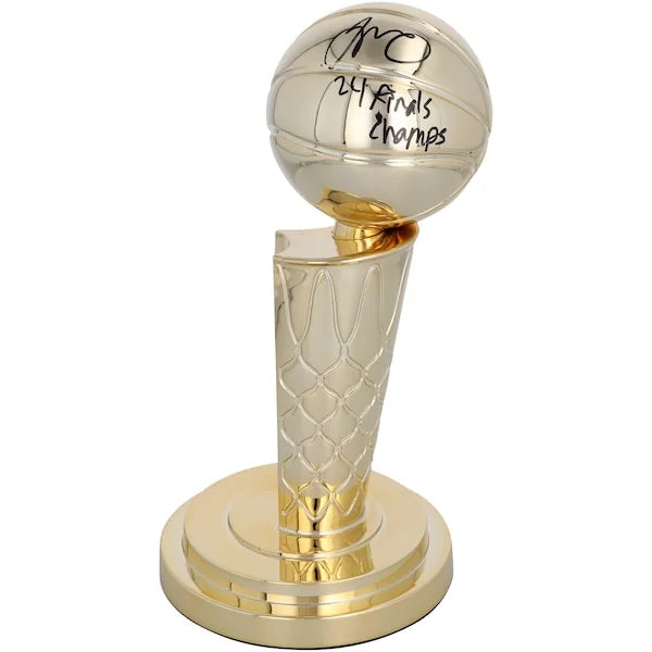 Jayson Tatum Signed 12" Larry O'Brien Replica Trophy | 2024 NBA Finals Champions