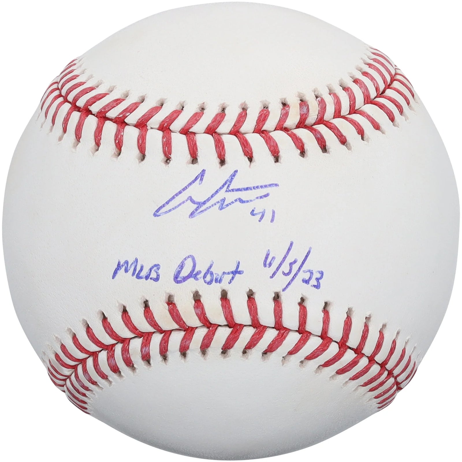 Andrew Abbott Signed Baseball | MLB Debut 6/5/23 Inscription
