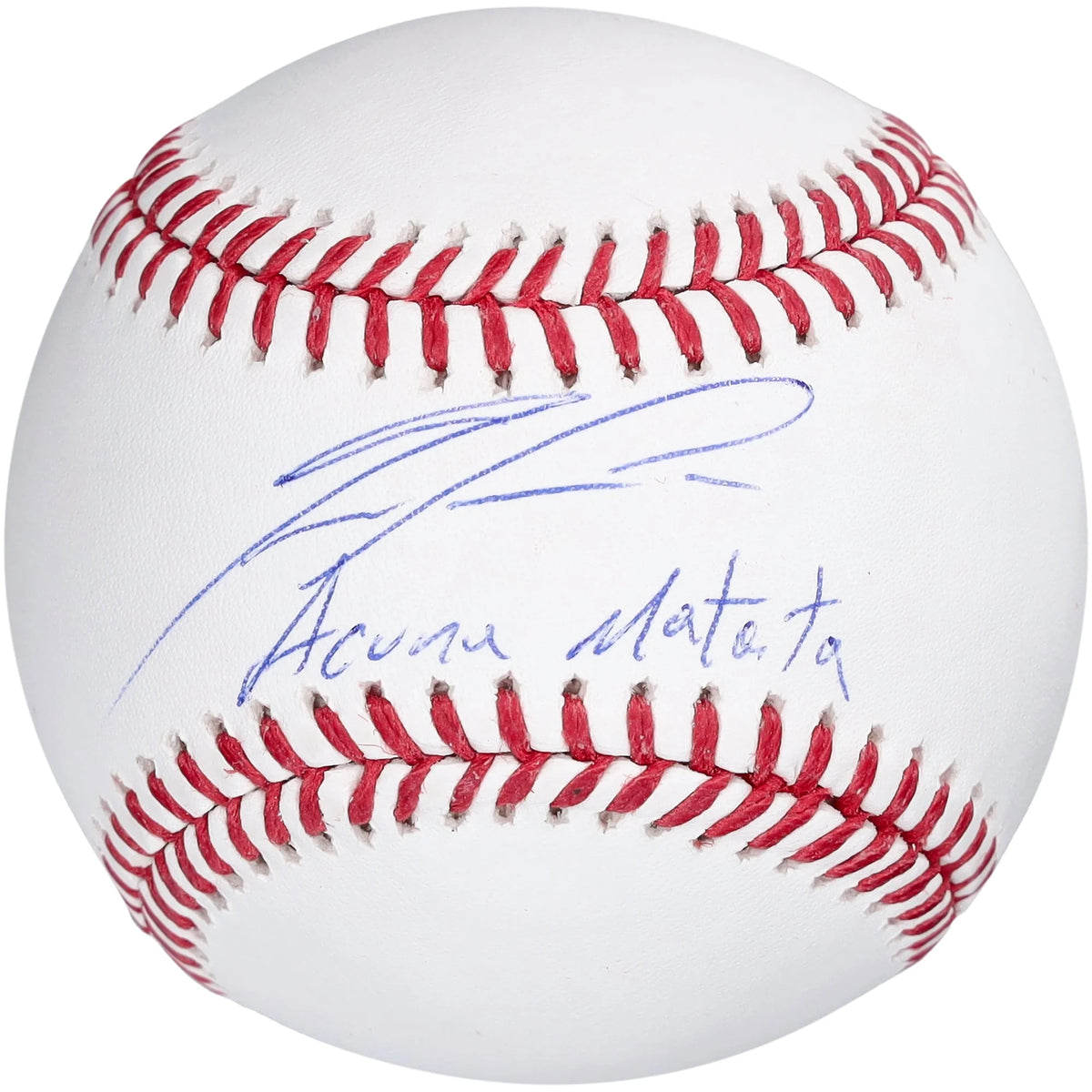 Ronald Acuna Jr. Signed Braves Baseball | Acuna Matata Inscription