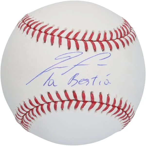 Ronald Acuña Jr. Signed Braves Baseball | La Bestia Inscription | WBSBLAC0038