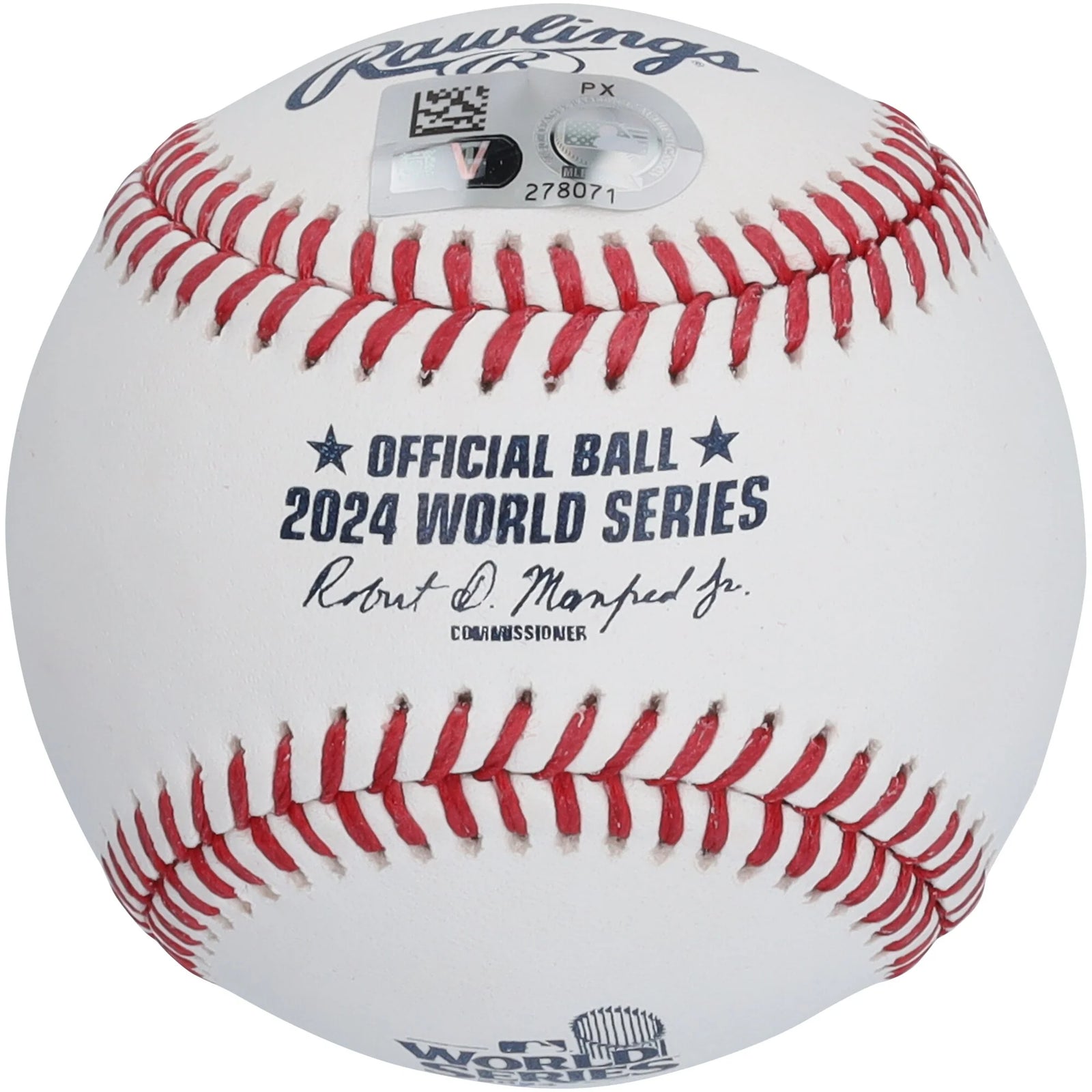 Mookie Betts Signed 2024 World Series Logo Baseball | Dodgers