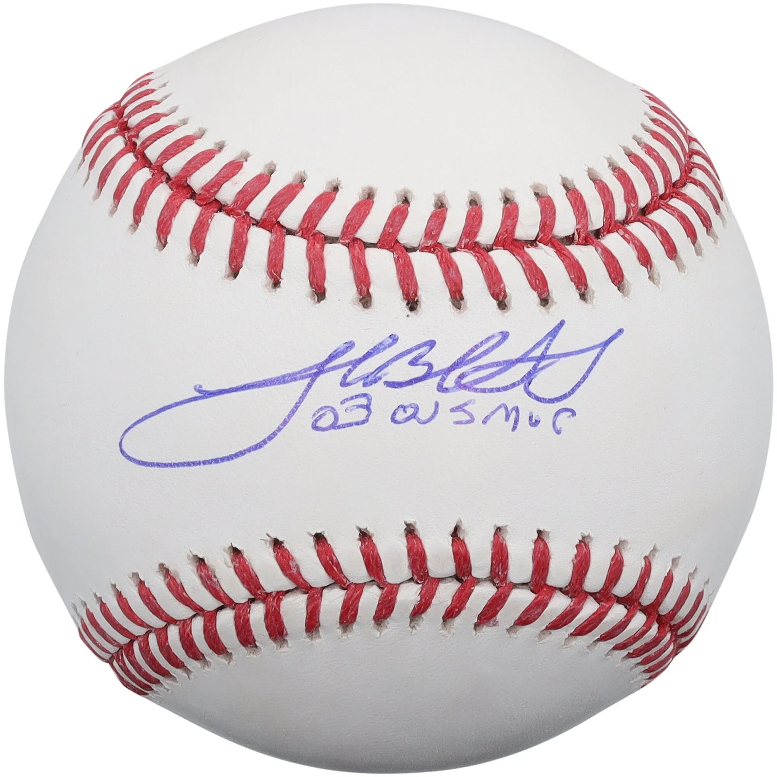Josh Beckett Signed Baseball | 2003 World Series MVP Inscription