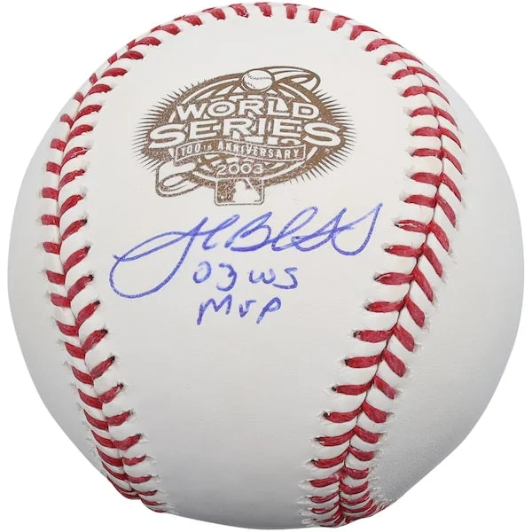 Josh Beckett Signed 2003 World Series Baseball | 03 WS MVP Inscription