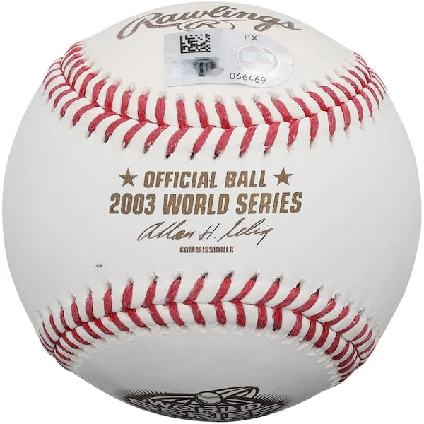 Josh Beckett Signed 2003 World Series Baseball | 03 WS MVP Inscription