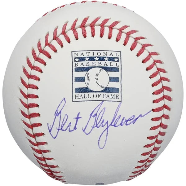 Bert Blyleven Signed Hall of Fame Logo Baseball | Minnesota Twins | WBSBLBL0017