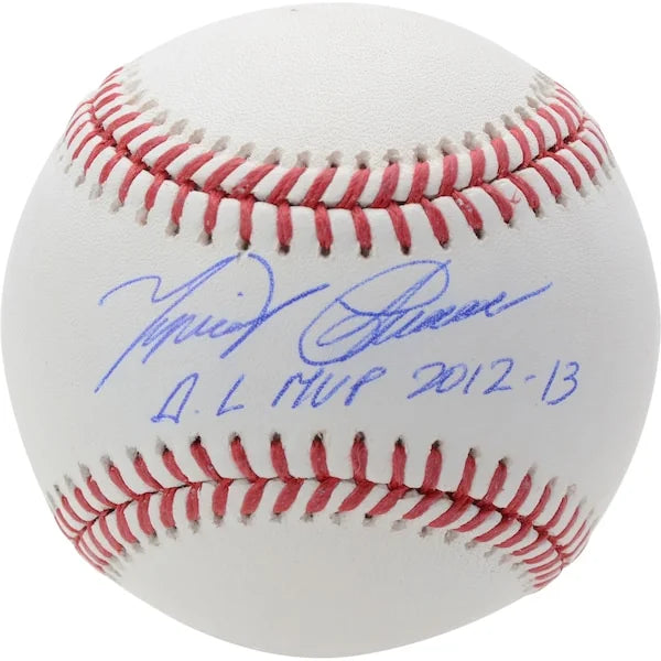 Miguel Cabrera Signed Baseball | AL MVP 2012-13 Inscription