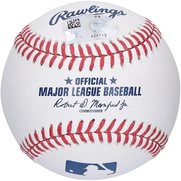 Junior Caminero Signed Rays Baseball | MLB Authenticated