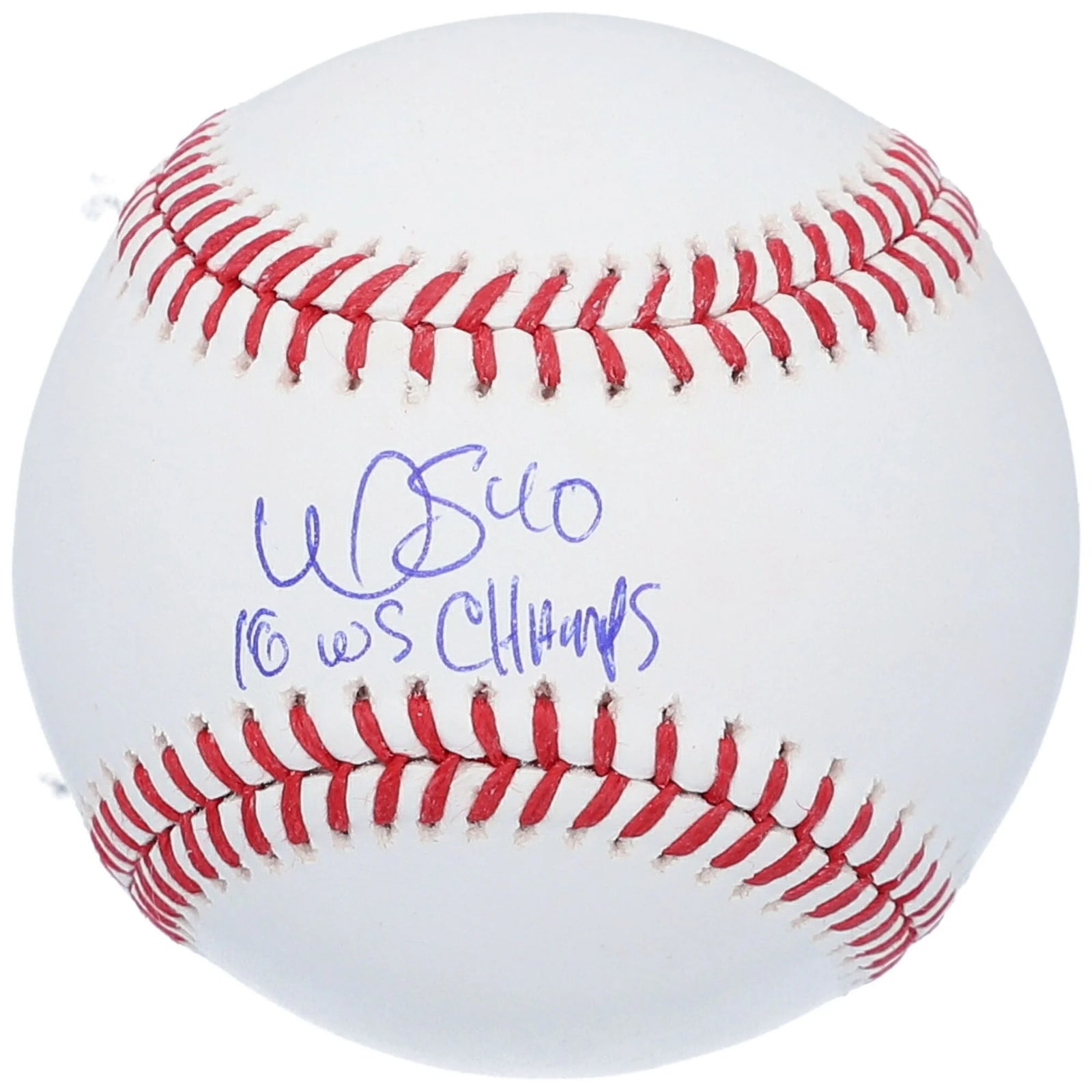 Willson Contreras Signed Baseball | 2016 WS Champs Inscription