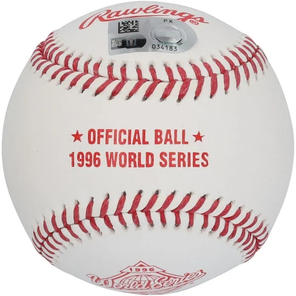 David Cone Signed 1996 World Series Logo Baseball | Yankees