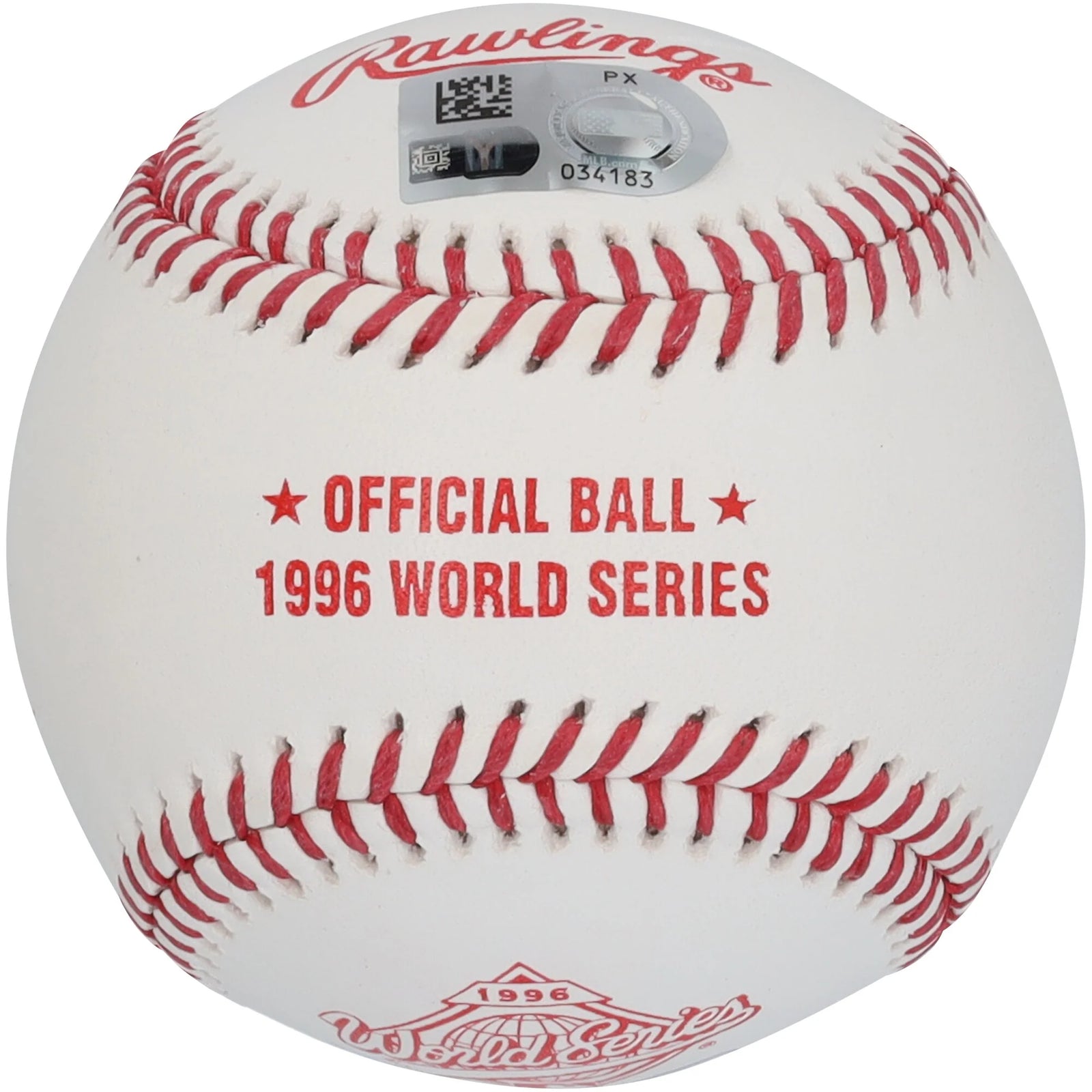 David Cone Signed 1996 World Series Logo Baseball | Yankees
