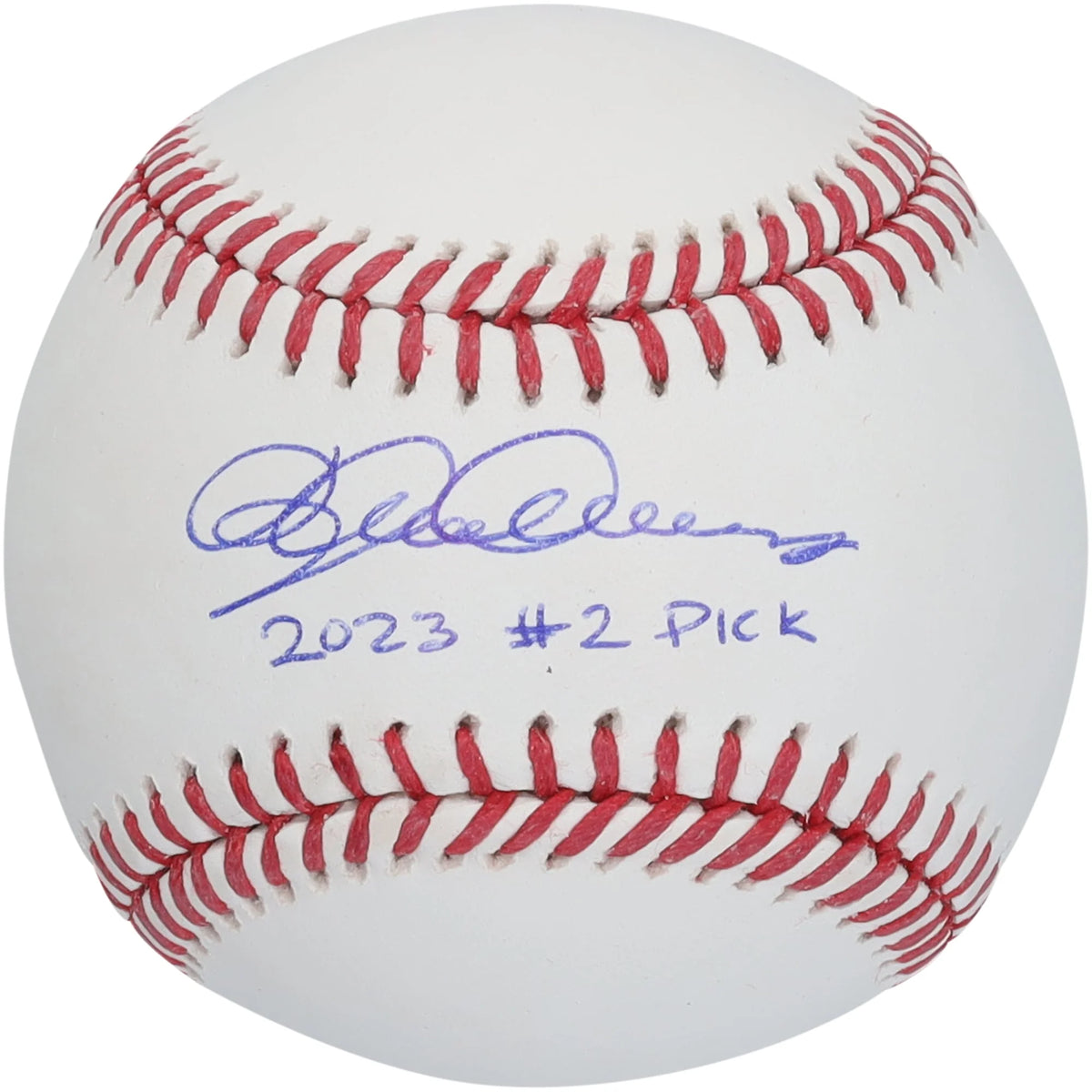 Dylan Crews Signed Baseball | 2023 #2 Pick Inscription