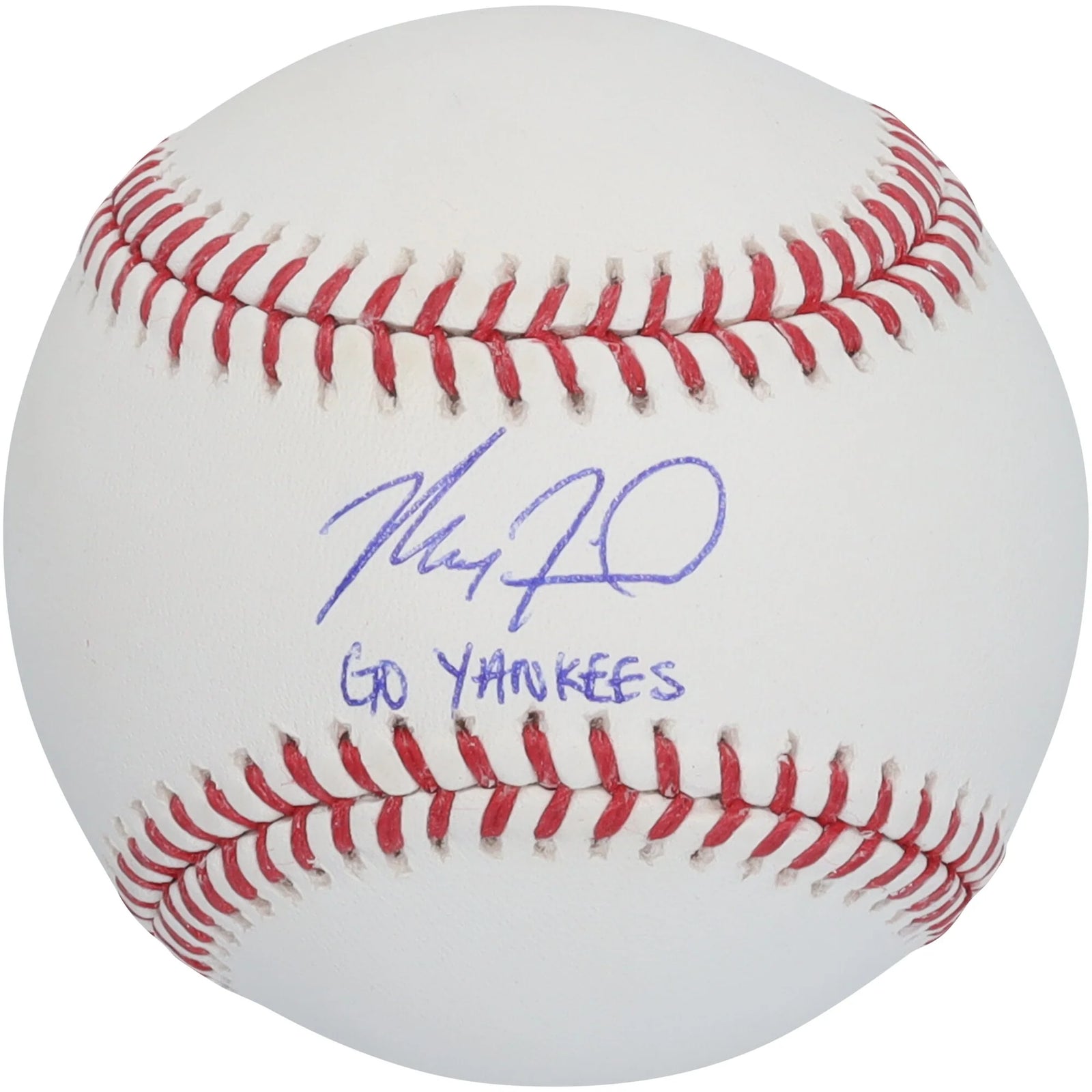 Max Fried Signed Baseball | Yankees Go Yankees Inscription