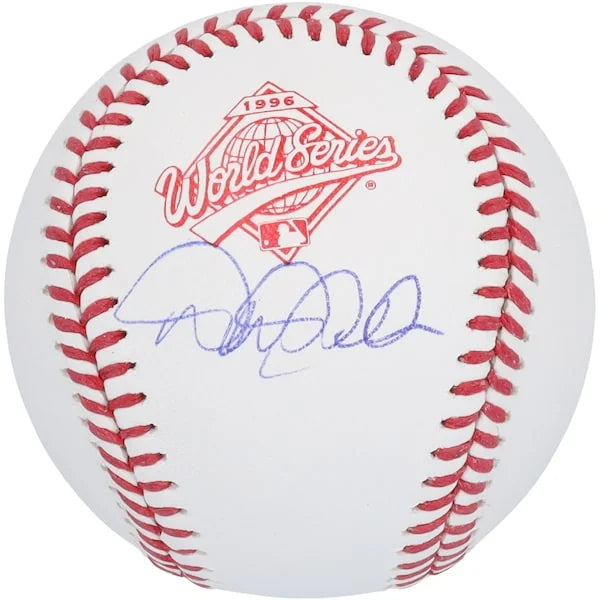 Derek Jeter Signed 1996 World Series Logo Baseball | Yankees