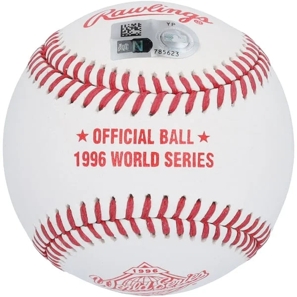 Derek Jeter Signed 1996 World Series Logo Baseball | Yankees