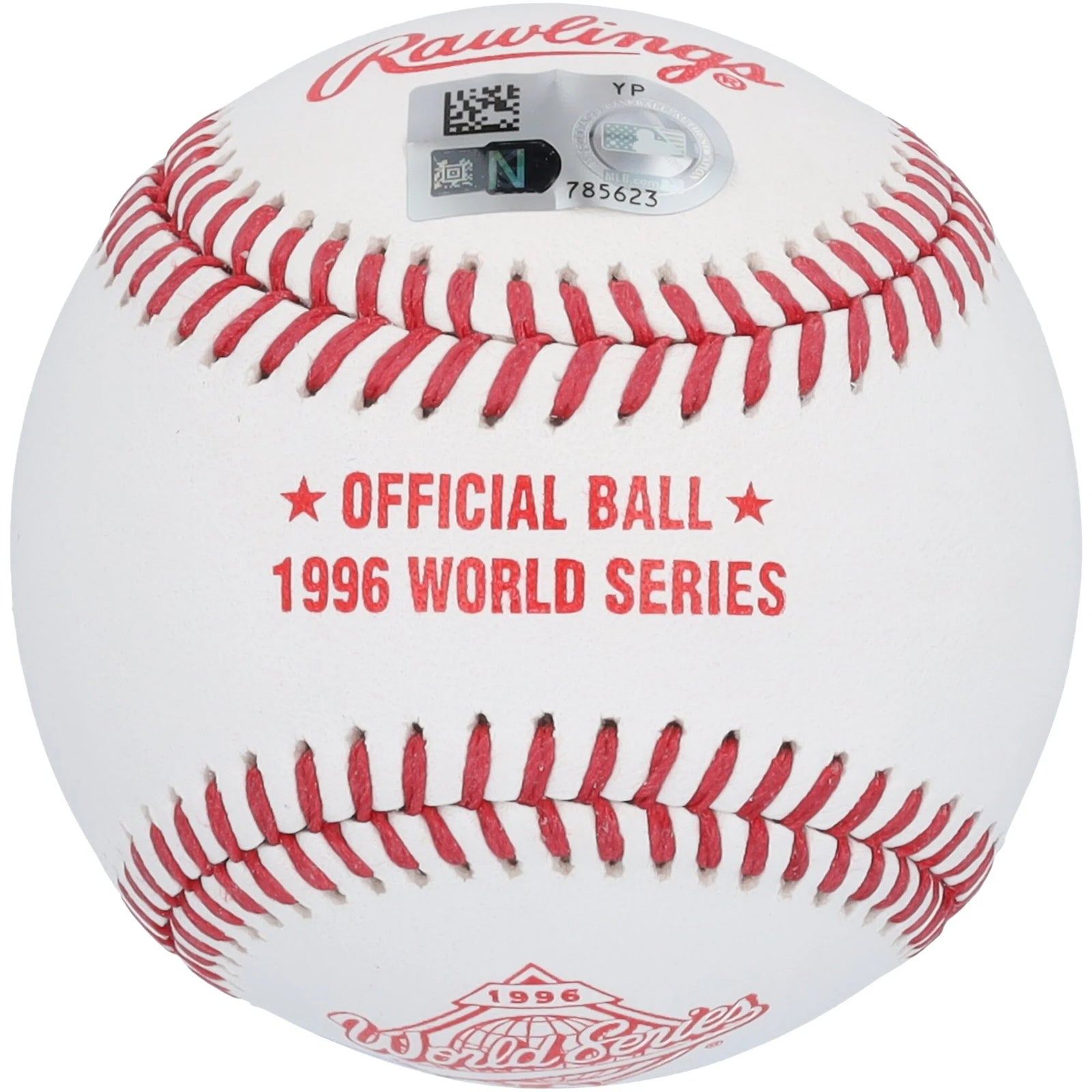 Derek Jeter Signed 1996 World Series Logo Baseball | Yankees