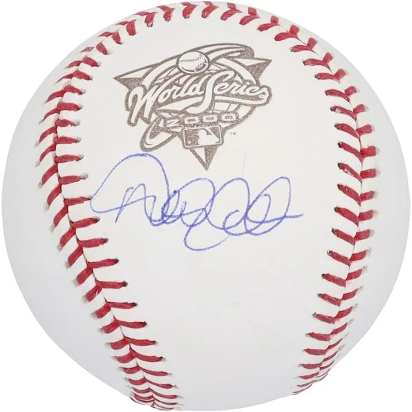 Derek Jeter Signed 2000 World Series Logo Baseball | Yankees