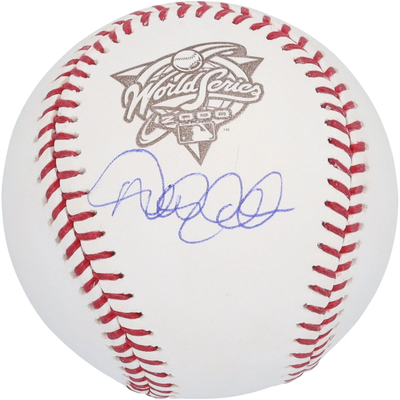 Derek Jeter Signed 2000 World Series Logo Baseball | Yankees