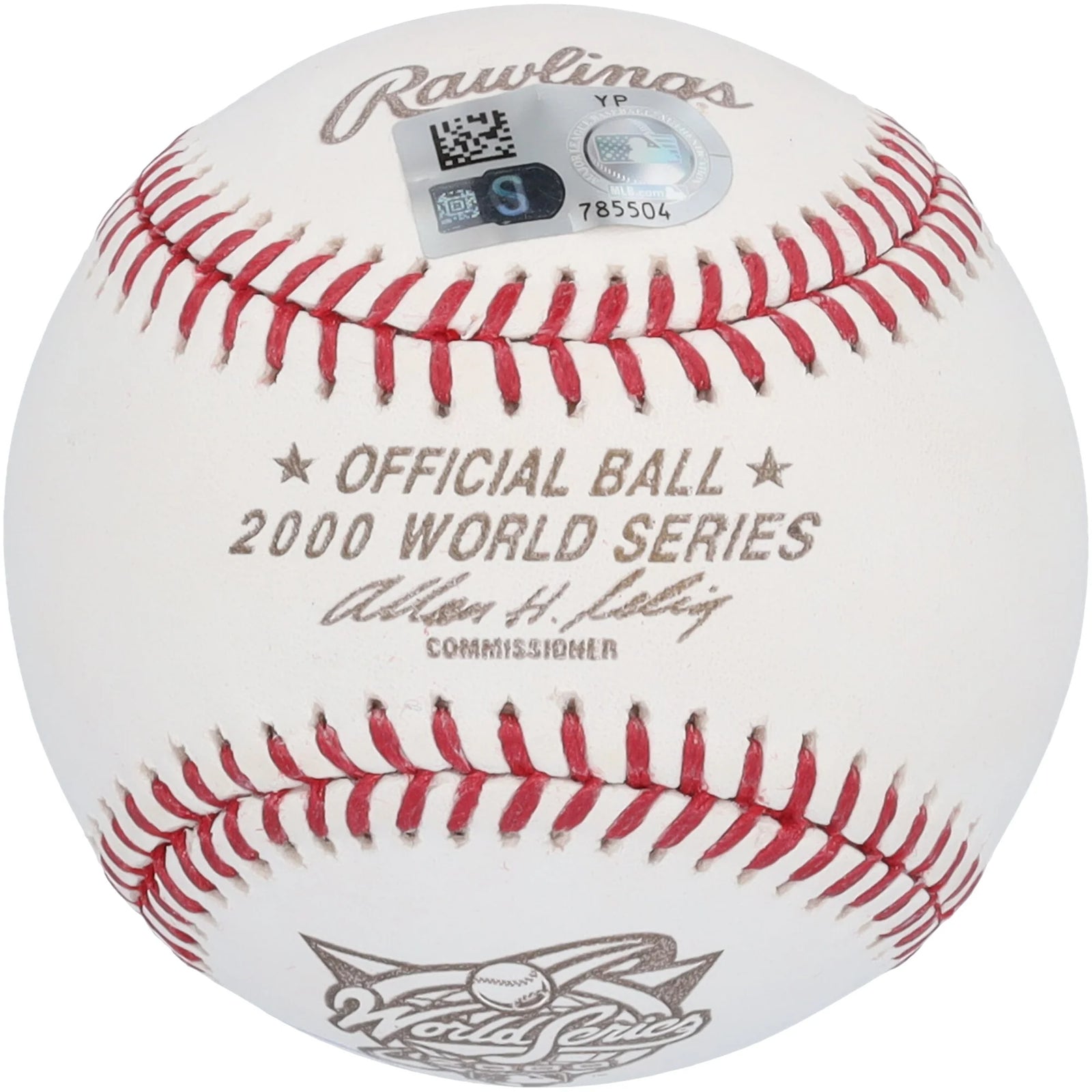 Derek Jeter Signed 2000 World Series Logo Baseball | Yankees