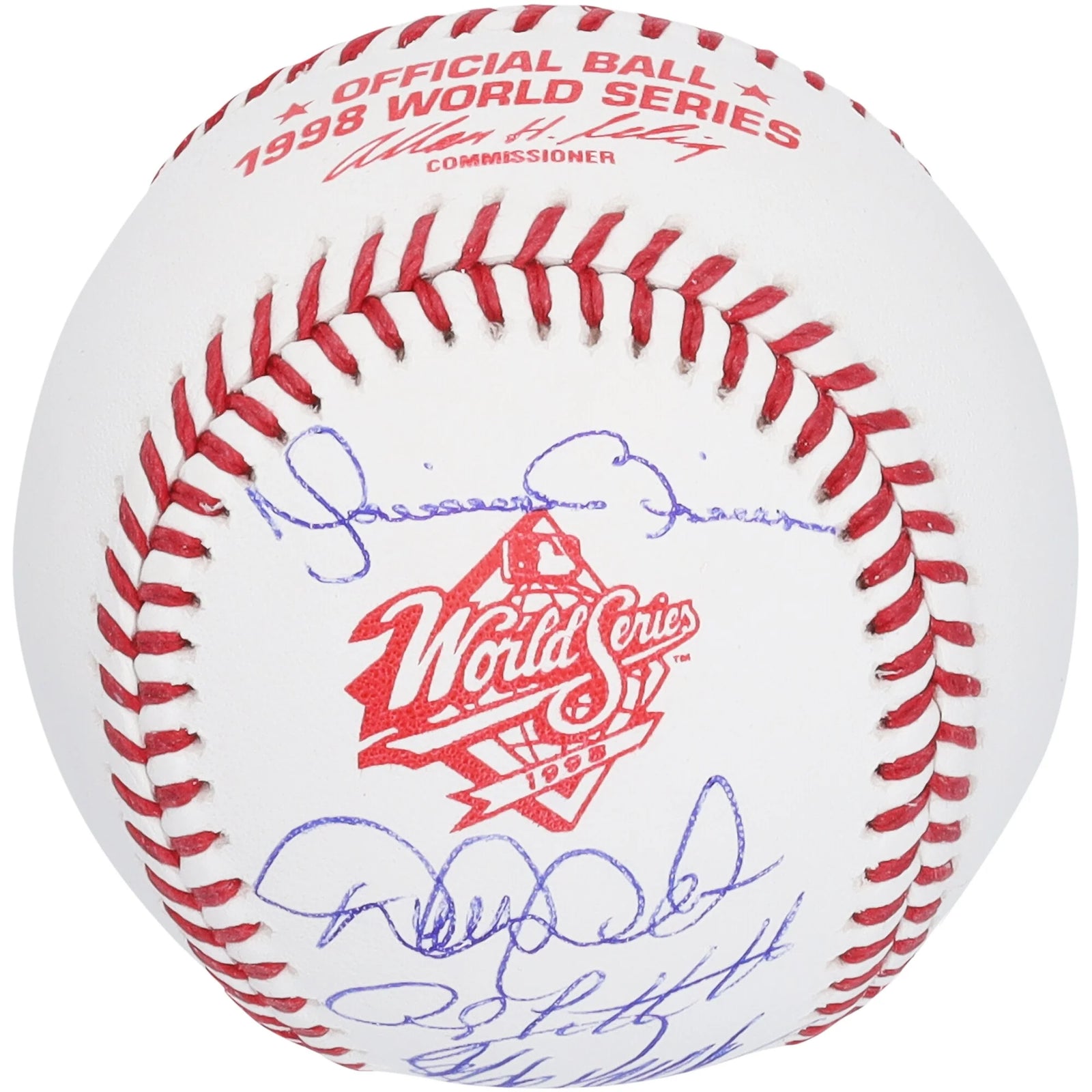 Derek Jeter, Andy Pettitte, Jorge Posada & Mariano Rivera Signed 1998 World Series Basebal