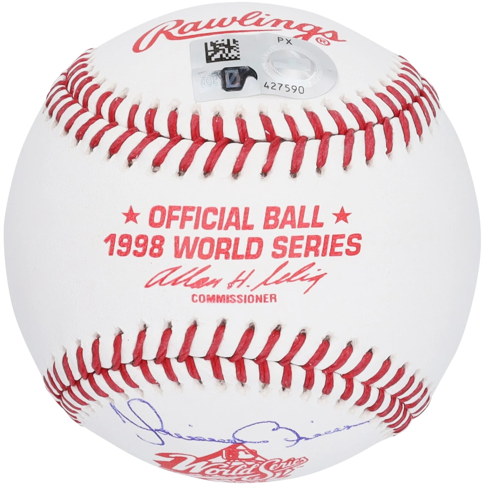 Derek Jeter, Andy Pettitte, Jorge Posada & Mariano Rivera Signed 1998 World Series Basebal