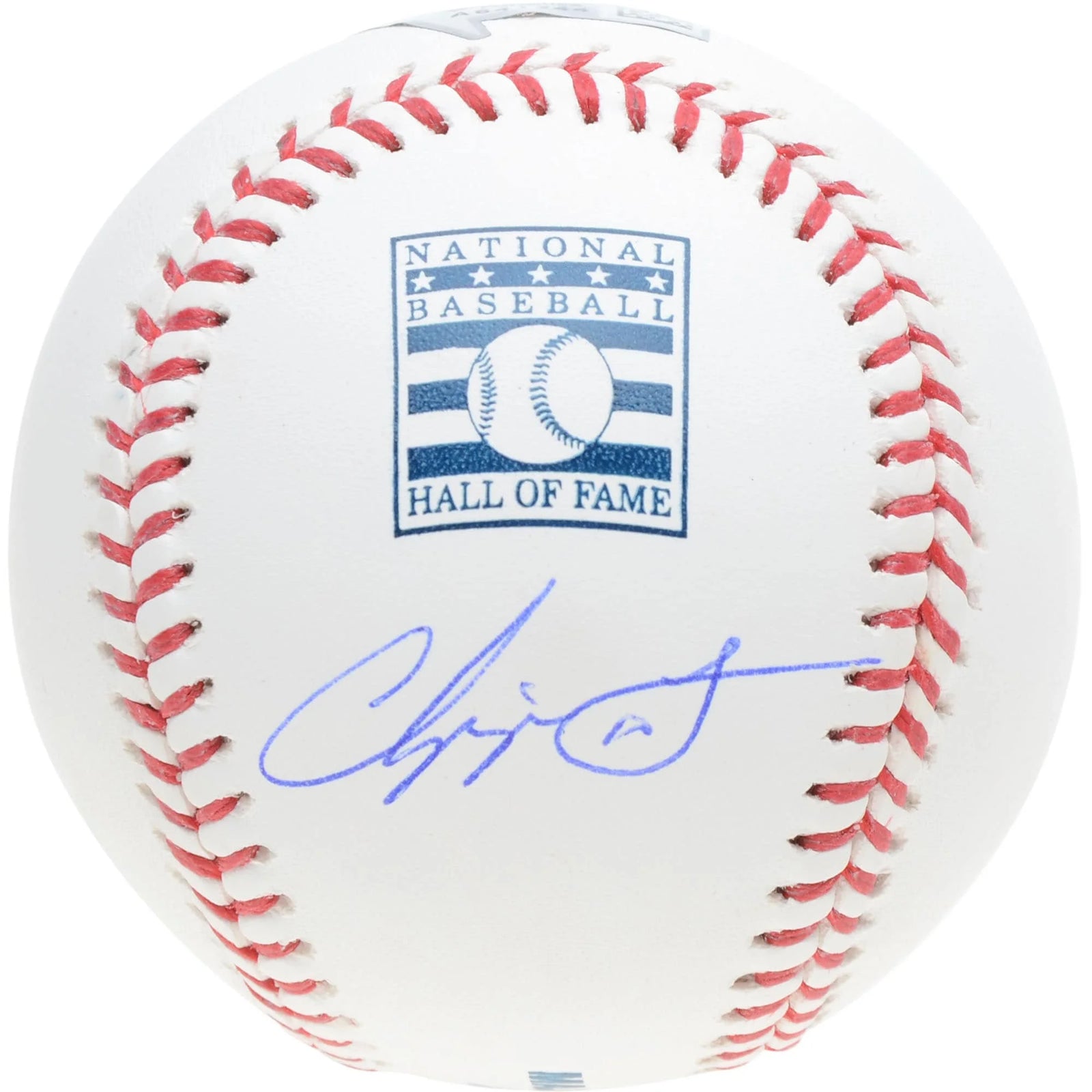 Chipper Jones Signed Hall of Fame Logo Baseball | Braves