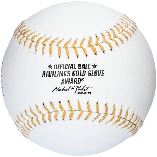 Andruw Jones Signed Baseball | 10X Gold Glove Inscription