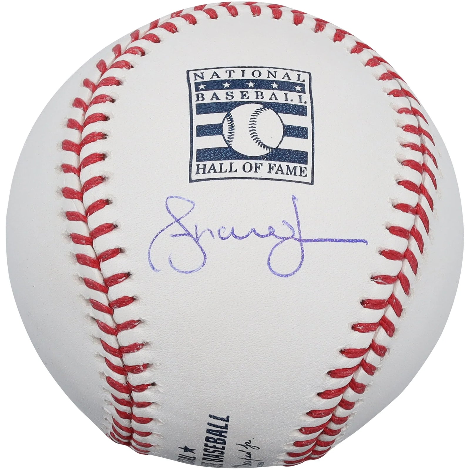 Andruw Jones Signed Hall of Fame Logo Baseball | Atlanta Braves
