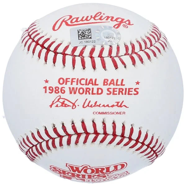 Ray Knight Signed 1986 World Series Logo Baseball | "86 WS Champs" | WBSBLKN0004