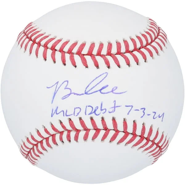 Brooks Lee Signed Baseball | MLB Debut 7/3/24 Inscription