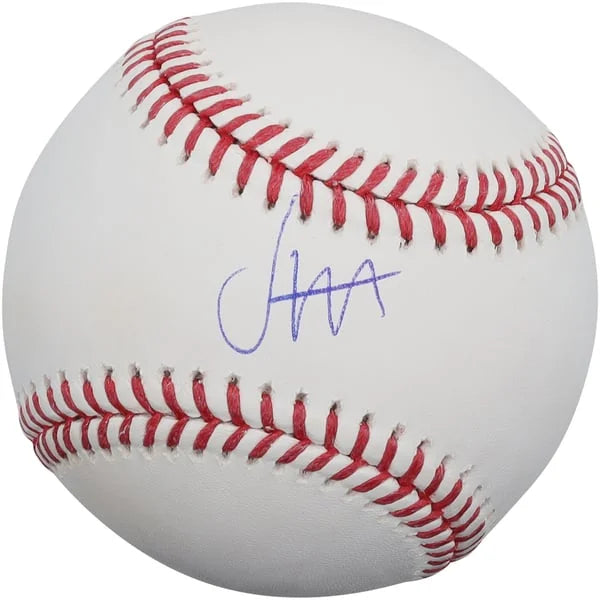 Jesus Made Signed Milwaukee Brewers Baseball | MLB Authenticated | WBSBLMA0401