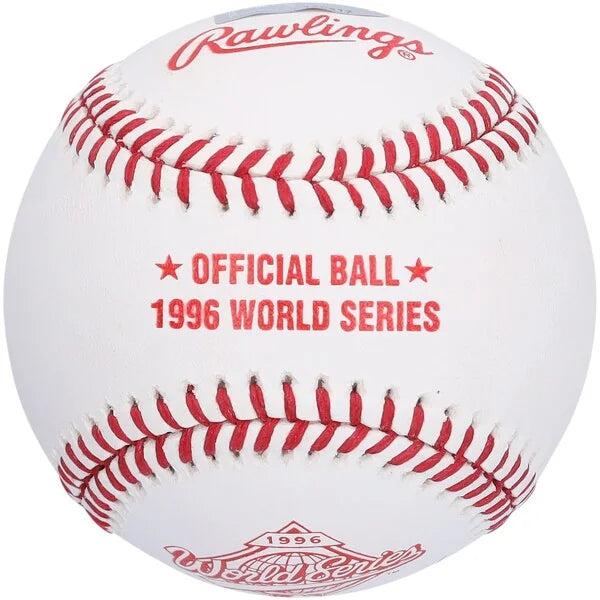 Andy Pettitte Signed 1996 World Series Logo Baseball | Yankees