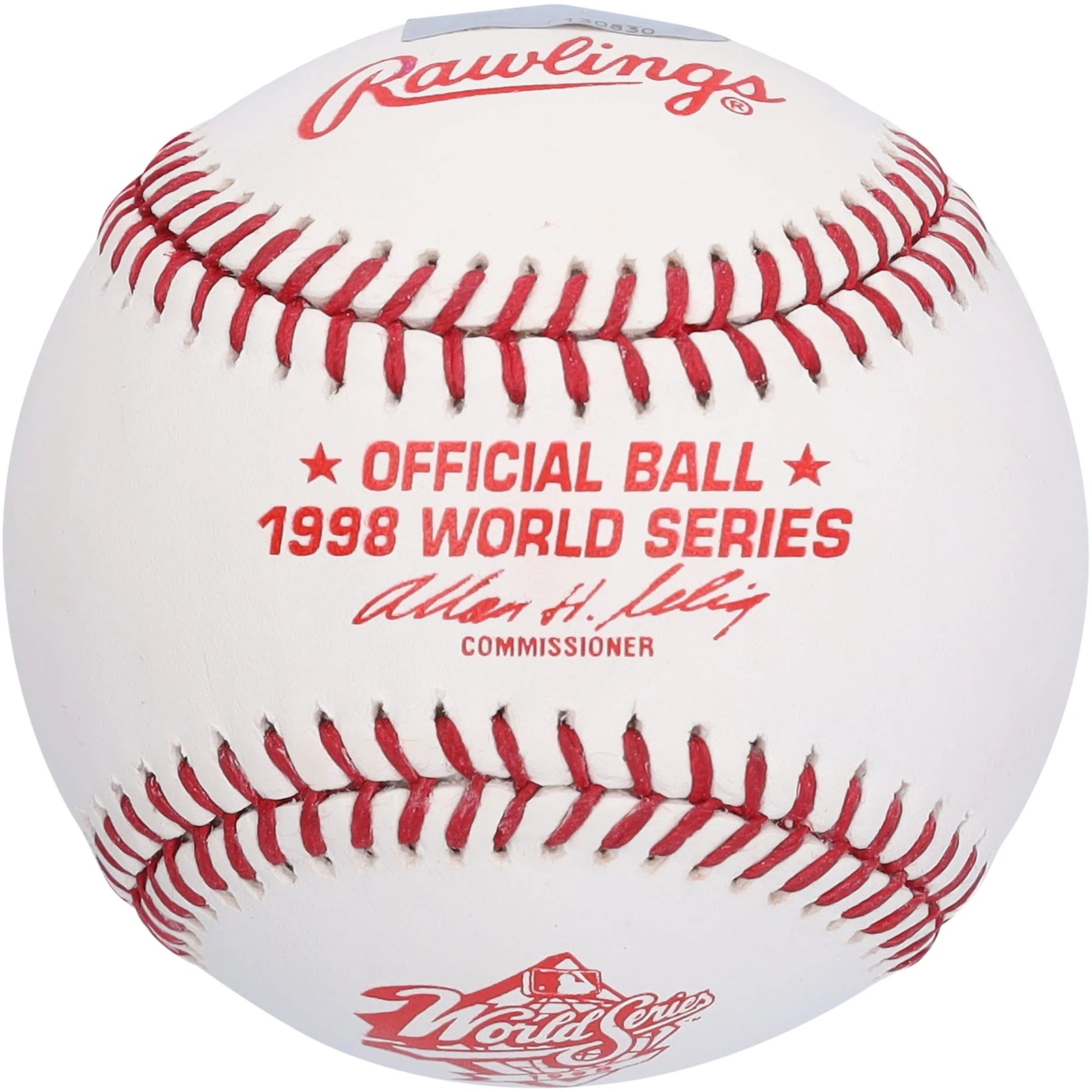 Andy Pettitte Signed 1998 World Series Logo Baseball | Yankees