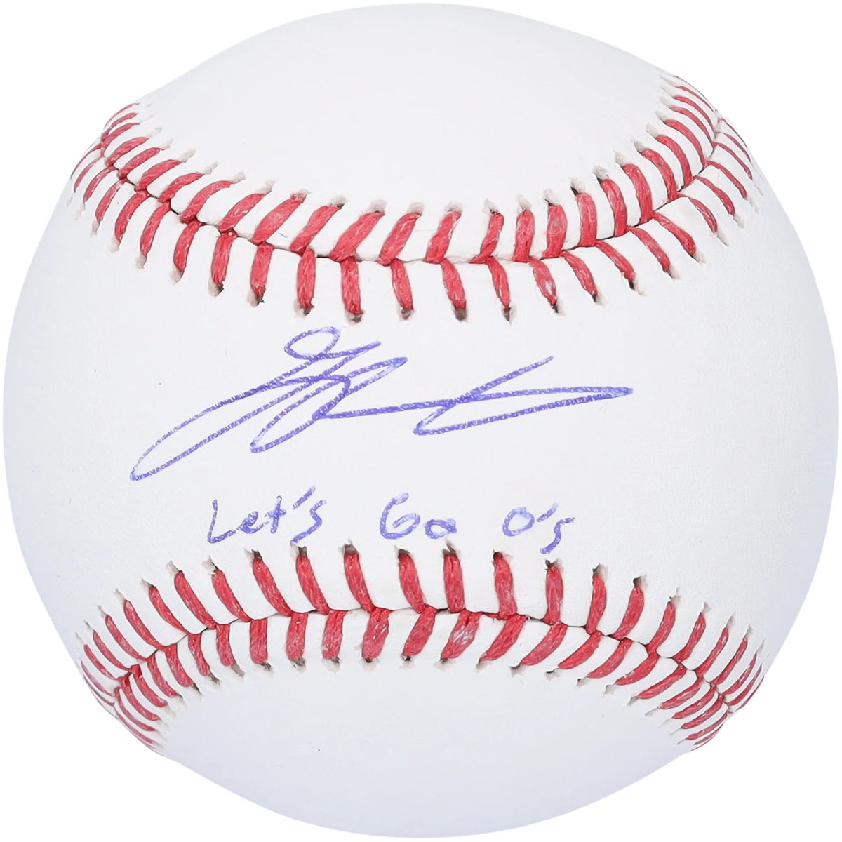 Grayson Rodriguez Signed Baseball | Let's Go O's Inscription
