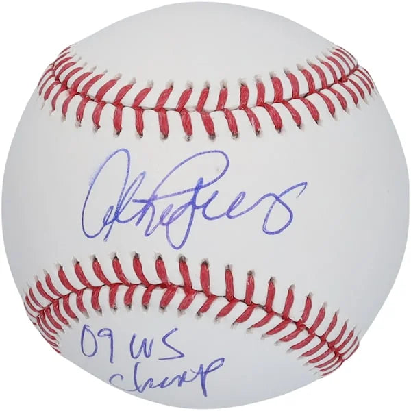 Alex Rodriguez Signed Yankees Baseball | 09 WS Champ Inscription