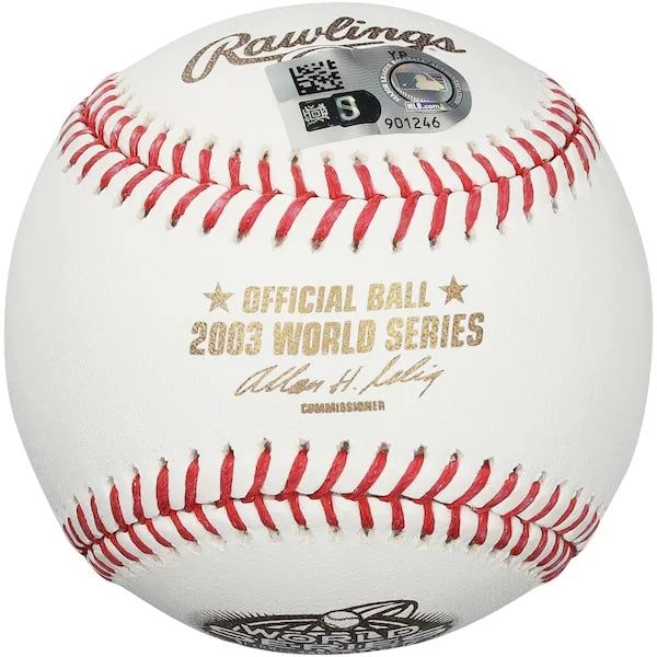 Ivan Rodriguez Signed 2003 World Series Baseball | Florida Marlins