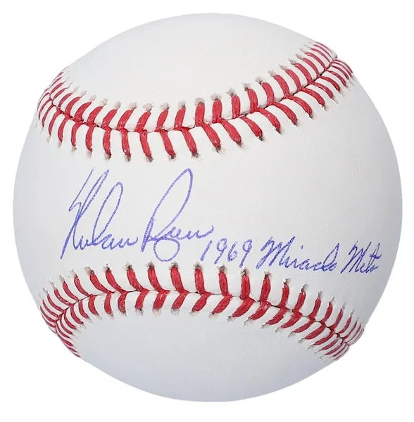 Nolan Ryan Signed Baseball | 1969 Miracle Mets Inscription