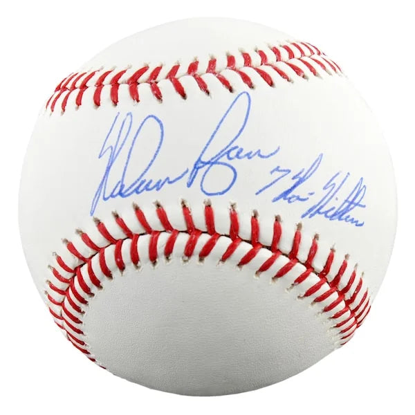 Nolan Ryan Signed Baseball | 7 No-Hitters Inscription