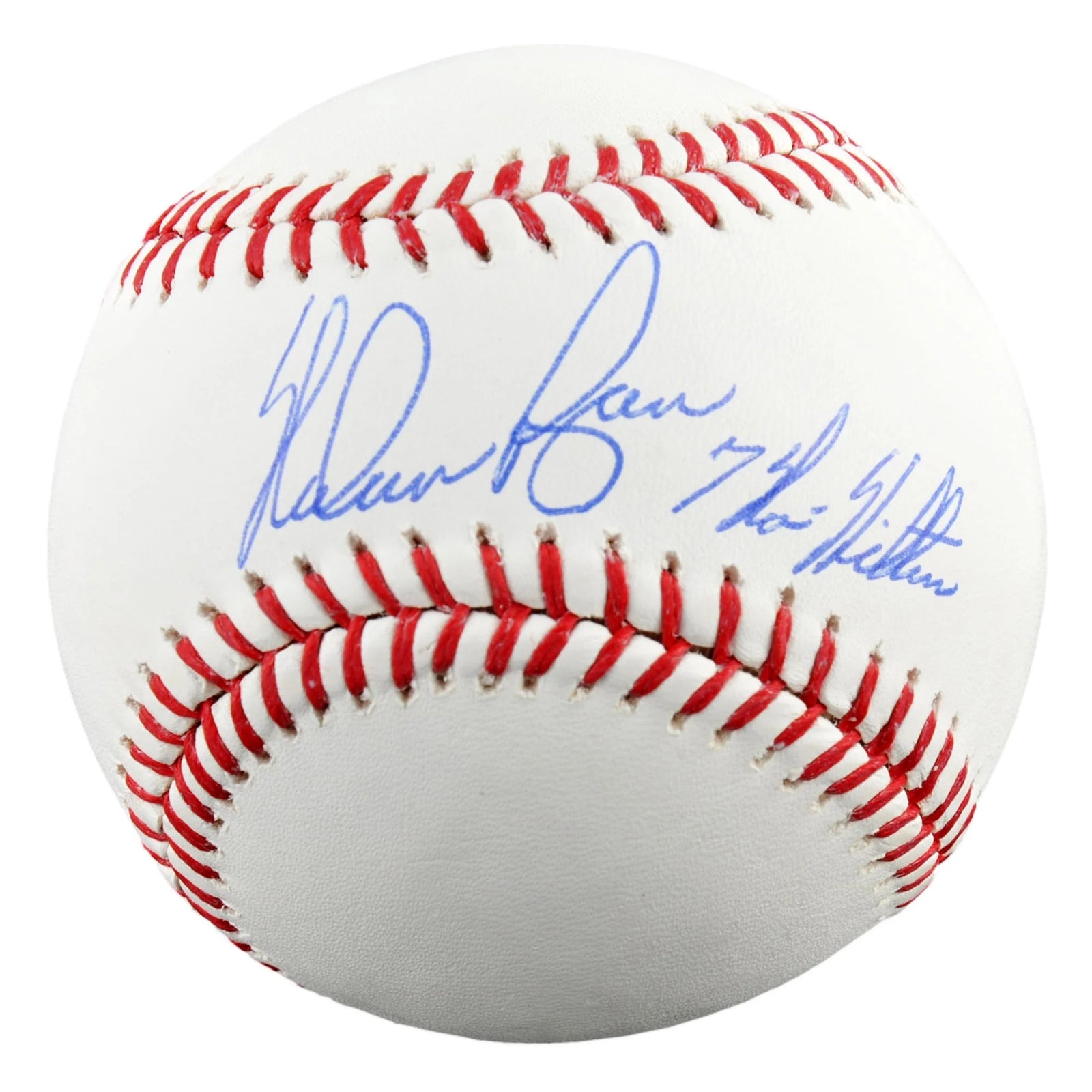 Nolan Ryan Signed Baseball | 7 No-Hitters Inscription