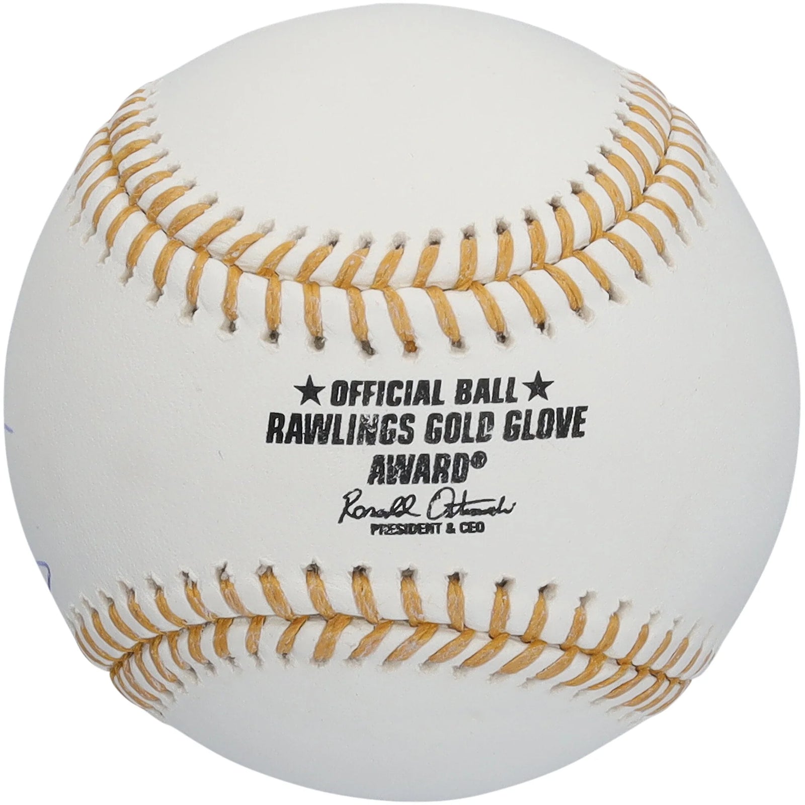 Johan Santana Signed Gold Glove Logo Baseball | Minnesota Twins