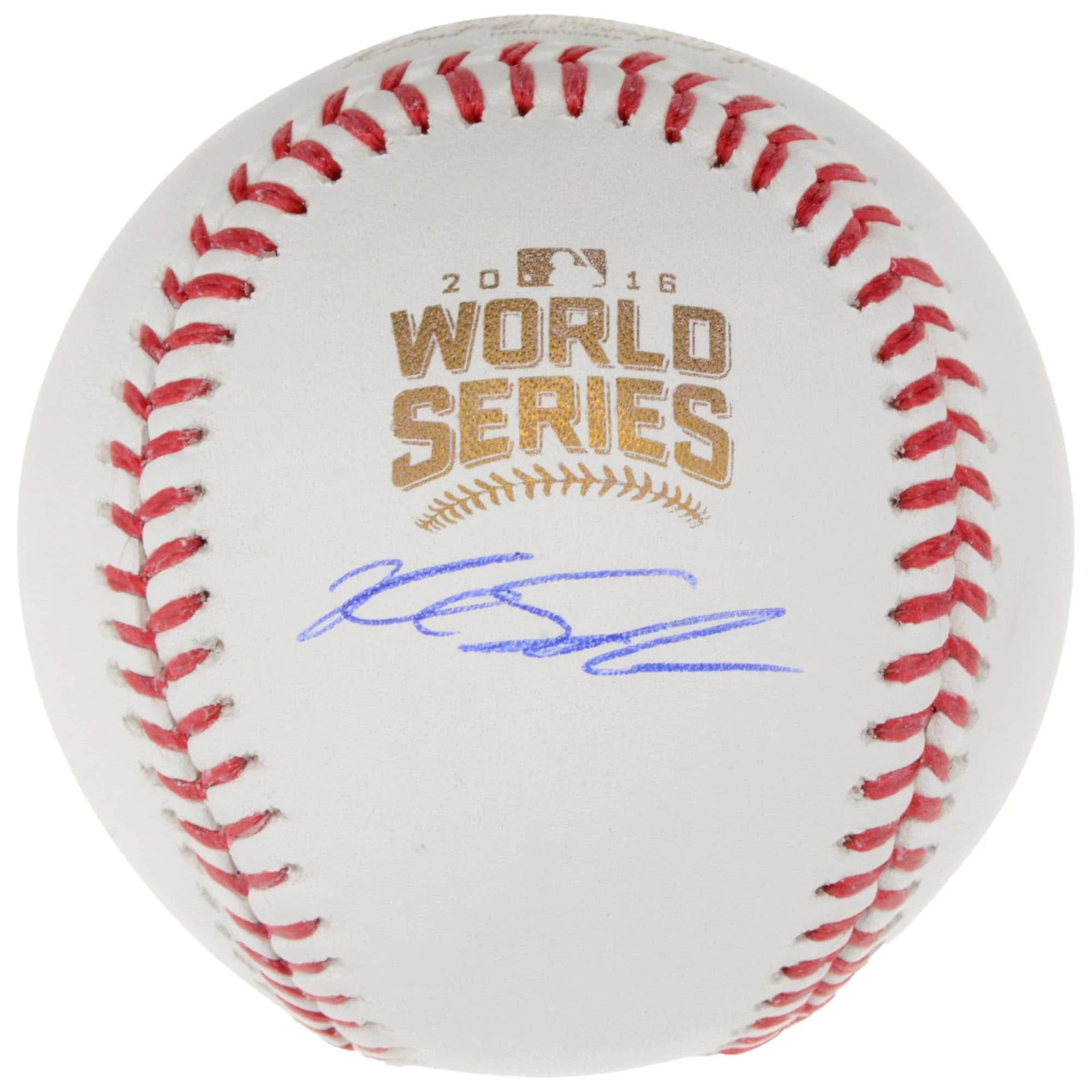 Kyle Schwarber Signed World Series Logo Baseball | Cubs