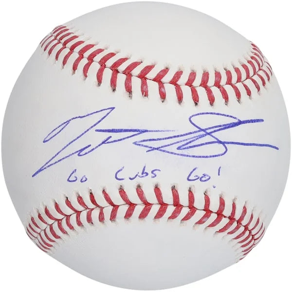 Matt Shaw Signed Baseball | Chicago Cubs Go Cubs Go Inscription