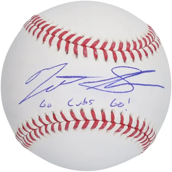 Matt Shaw Signed Baseball | Chicago Cubs Go Cubs Go Inscription