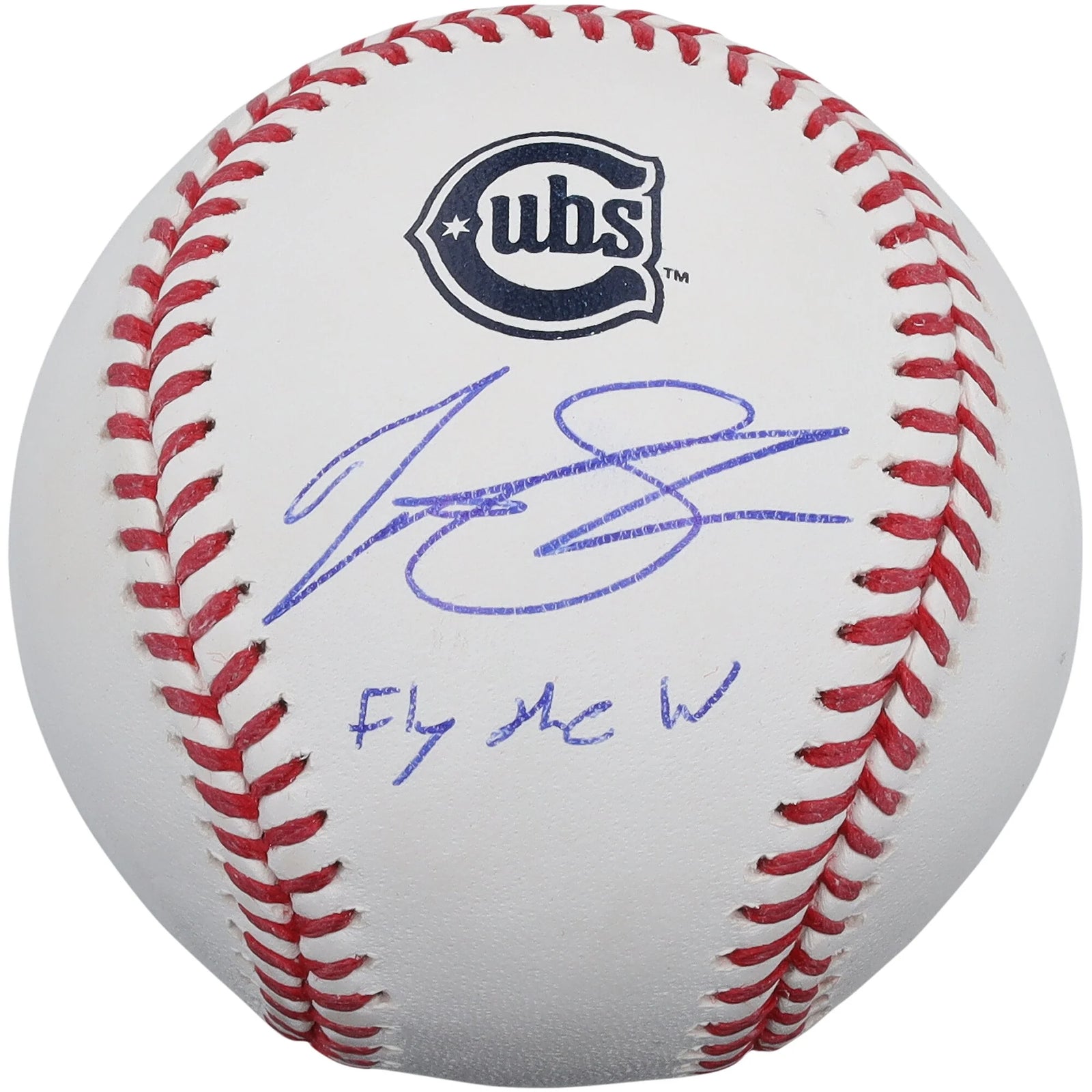 2025 Matt Shaw Signed Chicago Cubs Baseball | Fly The W Inscription