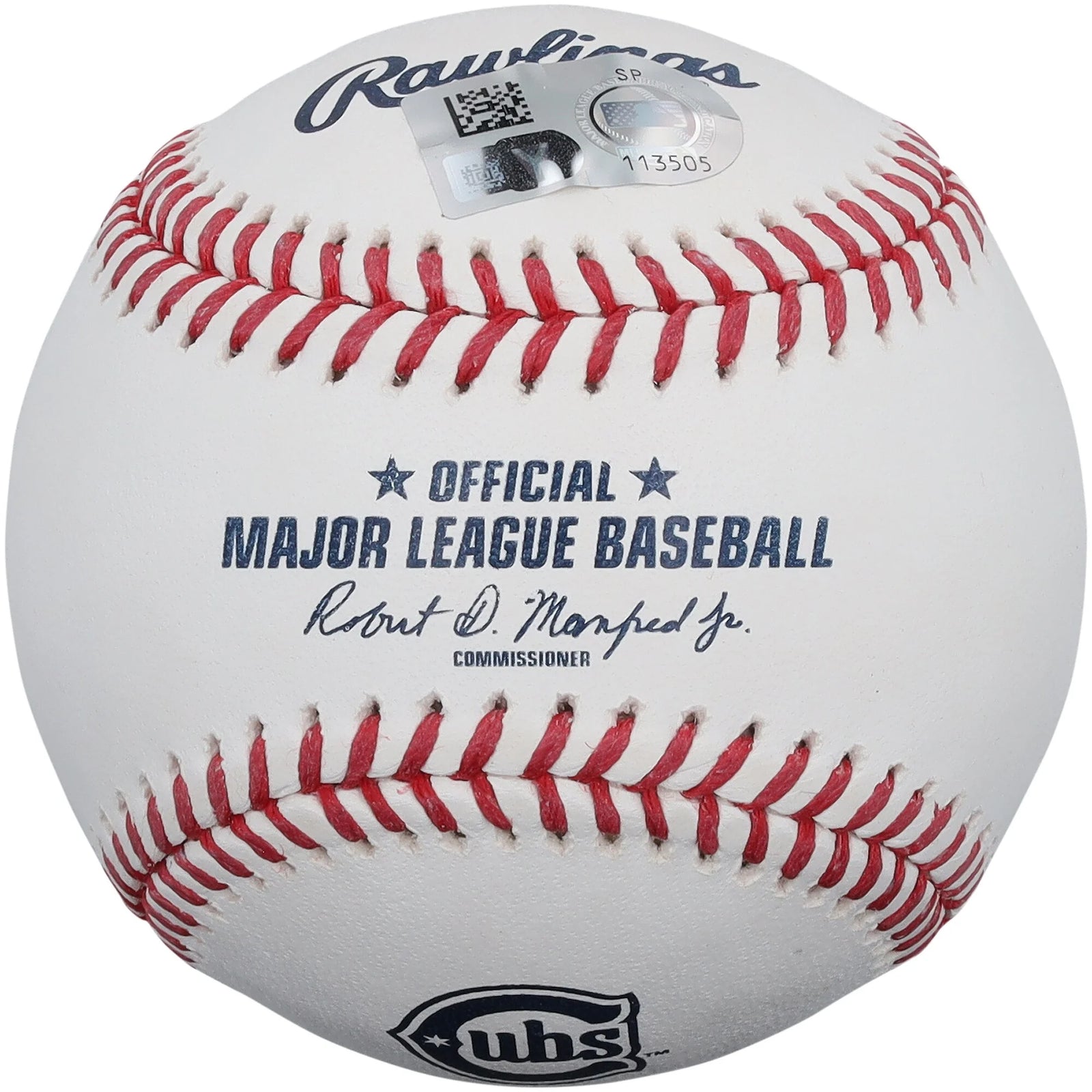 2025 Matt Shaw Signed Chicago Cubs Baseball | Fly The W Inscription