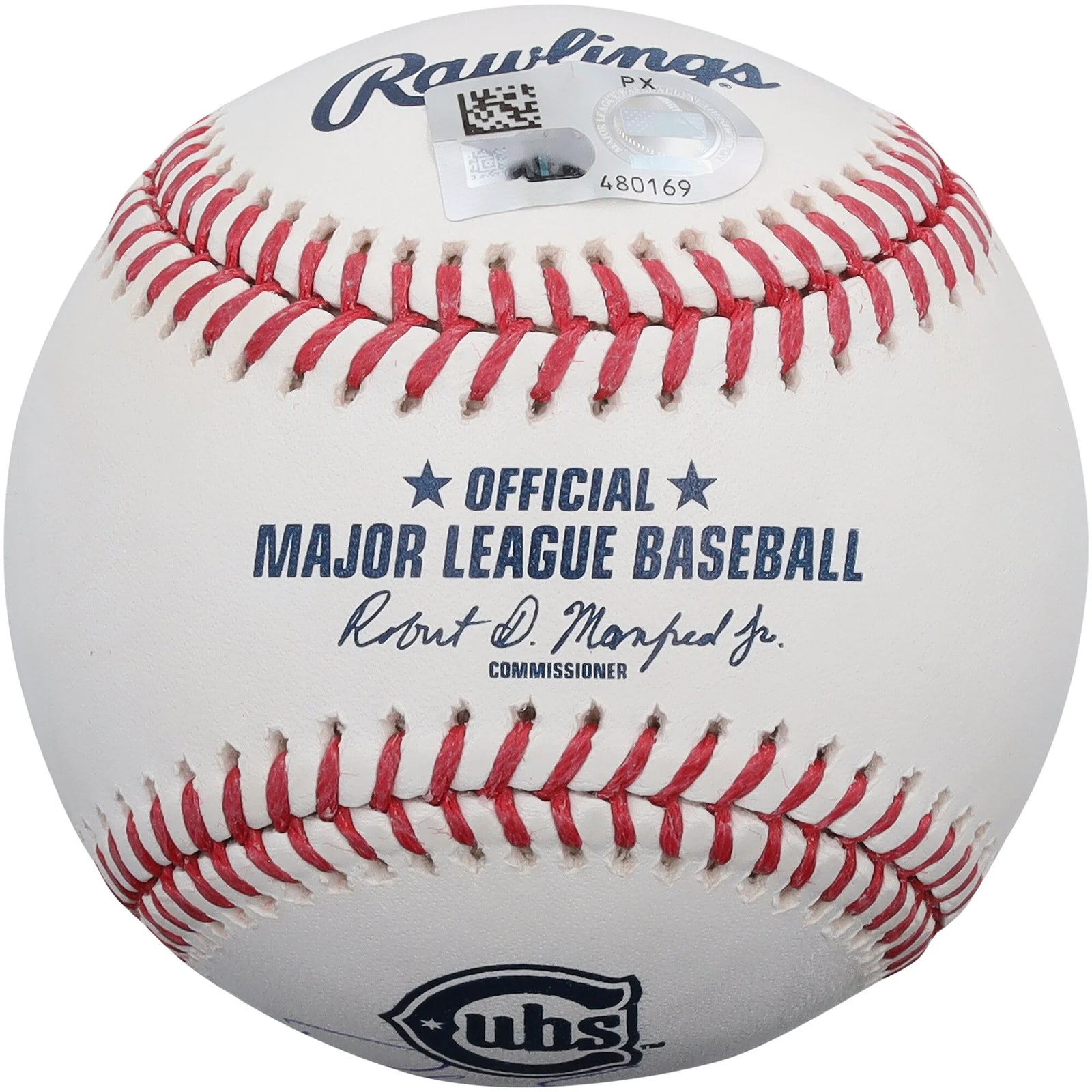 Dansby Swanson Signed Cubs 2025 Alternate Logo Baseball | Authenticated